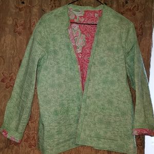 Lightweight Quilted Cotton Reversible Jacket